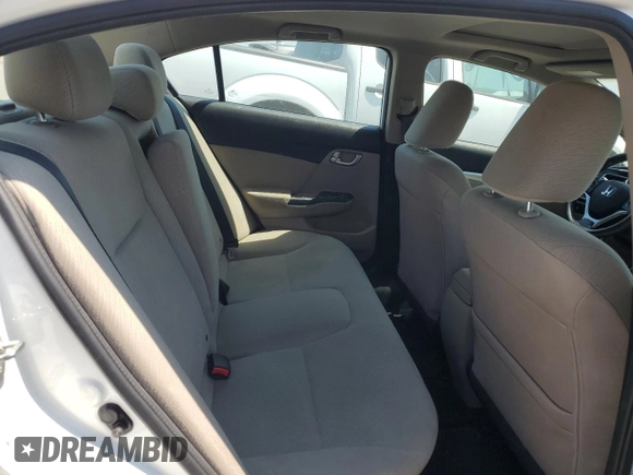 2013 Honda Civic EX with VIN 19XFB2F8XDE243776, listed as a Copart auction lot 53883755 with 50,080 mi miles and Salvage Title. Bid and sale history available at DreamBid. Image 10.