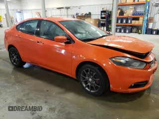 2015 Dodge Dart SXT with VIN 1C3CDFBB6FD300182, listed as a Copart auction lot 49958335 with 227,250 mi miles and Salvage Title. Bid and sale history available at carsss.com. Image 4.