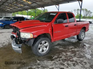 2005 Dodge 1500 SLT z VIN 1D7HU18D55S162762, wystawiony jako Copart lot #53602055 z przebiegiem 209 126 mil mil oraz Szkoda całkowita • Salvage title. Historia ofert i sprzedaży dostępna na DreamBid. Obrazek 1.