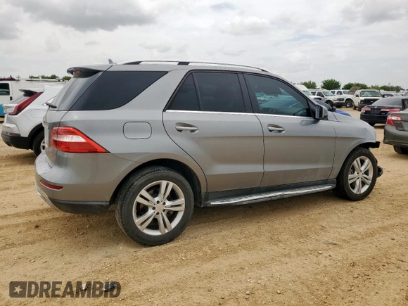 2014 Mercedes-Benz M 350 with VIN 4JGDA5JB9EA327618, listed as a Copart auction lot 63082525 with 162,307 mi miles and Salvage title. Bid and sale history available at DreamBid. Image 3.