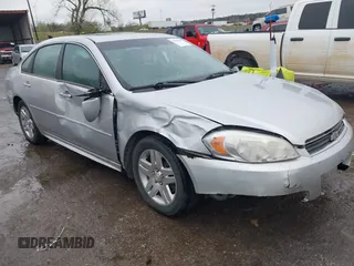 2012 Chevrolet Impala LT Fleet with VIN 2G1WG5E3XC1247517, listed as a IAAI auction lot 41951635 with 184,635 mi miles and . Bid and sale history available at DreamBid. Image 1.