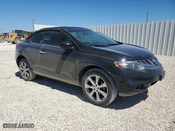 2014 Nissan Murano CrossCabriolet with VIN JN8AZ1FY7EW302116, listed as a Copart auction lot 48848425 with 62,764 mi miles and Salvage Title. Bid and sale history available at carsss.com. Image 4.