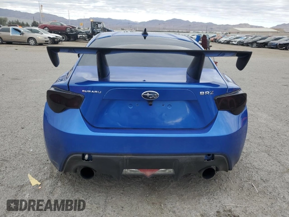 2013 Subaru BRZ Premium with VIN JF1ZCAB11D1610604, listed as a Copart auction lot 82786524 with 112,439 mi miles and Salvage Title. Bid and sale history available at carsss.com. Image 6.