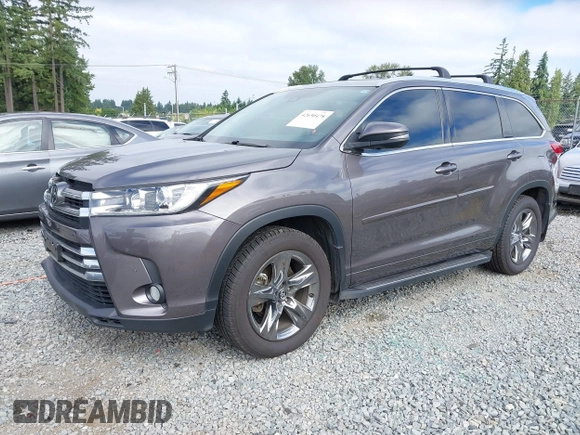 2017 Toyota Highlander Limited with VIN 5TDDZRFH8HS380934, listed as a IAAI auction lot 42630478 with 87,634 mi miles and . Bid and sale history available at DreamBid. Image 2.