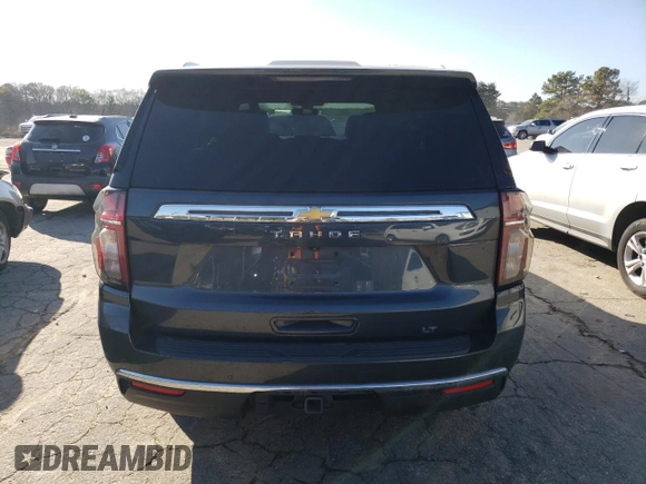 2021 Chevrolet Tahoe LT with VIN 1GNSCNKD0MR222527, listed as a Copart auction lot 43540745 with 69,076 mi miles and Salvage title. Bid and sale history available at DreamBid. Image 6.