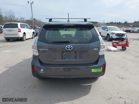 2012 Toyota Prius v Two with VIN JTDZN3EU7C3149594, listed as a IAAI auction lot 42081435 with 198,895 mi miles. Bid and sale history available at carsss.com. Image 16.