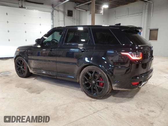 2022 Land Rover Range Rover Sport SVR with VIN SALWZ2RE2NA224374, listed as a Copart auction lot 85440624 with 11,092 mi miles and Clean Title. Bid and sale history available at DreamBid. Image 2.