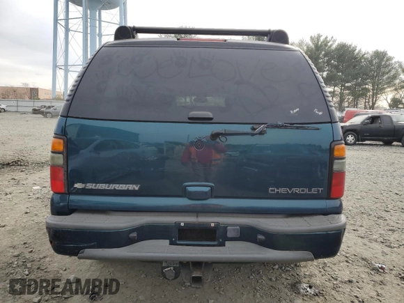 2005 Chevrolet Suburban LS with VIN 3GNFK16Z65G261496, listed as a Copart auction lot 80455624 with 139,102 mi miles and Salvage Title. Bid and sale history available at carsss.com. Image 6.