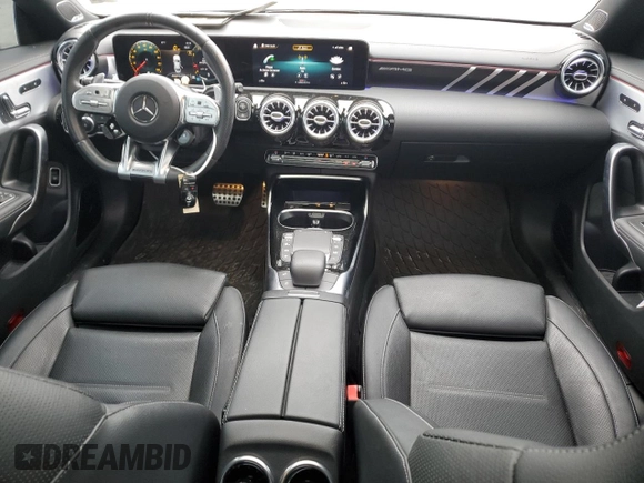 2021 Mercedes-Benz CLA with VIN W1K5J5BB6MN219915, listed as a Copart auction lot 46460125 with 45,053 mi miles and Salvage Title. Bid and sale history available at carsss.com. Image 8.