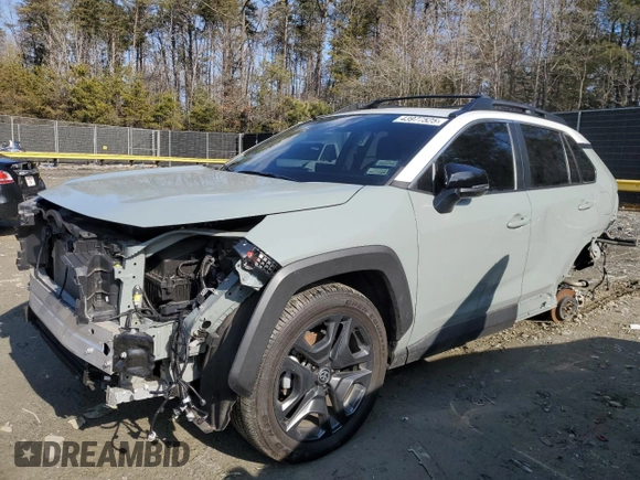 2023 Toyota RAV4 Adventure with VIN 2T3J1RFV8PW359854, listed as a Copart auction lot 43977525 with 15,935 mi miles and Salvage Title. Bid and sale history available at carsss.com. Image 1.