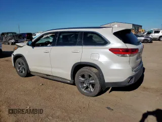 2019 Toyota Highlander Limited with VIN 5TDDZRFH2KS950028, listed as a Copart auction lot 57712315 with 52,468 mi miles and Salvage title. Bid and sale history available at DreamBid. Image 2.