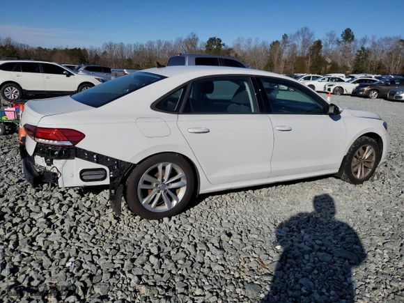 2021 Volkswagen Passat 2.0T S with VIN 1VWAA7A34MC017825, listed as a Copart auction lot 86166634 with 24,679 mi miles and Salvage Title. Bid and sale history available at carsss.com. Image 3.