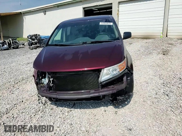 2013 Honda Odyssey LX with VIN 5FNRL5H28DB091849, listed as a Copart auction lot 53563635 with 156,817 mi miles and Salvage Title. Bid and sale history available at carsss.com. Image 15.