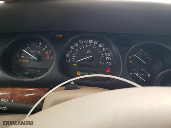 2001 Buick LeSabre Limited with VIN 1G4HR54K61U294494, listed as a Copart auction lot 50866155 with 149,334 mi miles and Salvage Title. Bid and sale history available at carsss.com. Image 9.