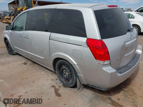 2009 Nissan Quest with VIN 5N1BV28U39N107777, listed as a IAAI auction lot 41774389 with 194,902 mi miles and . Bid and sale history available at DreamBid. Image 3.