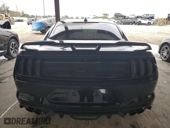 2023 Ford Mustang GT with VIN 1FA6P8CF4P5306612, listed as a Copart auction lot 56597835 with 15,216 mi miles and Salvage title. Bid and sale history available at DreamBid. Image 6.