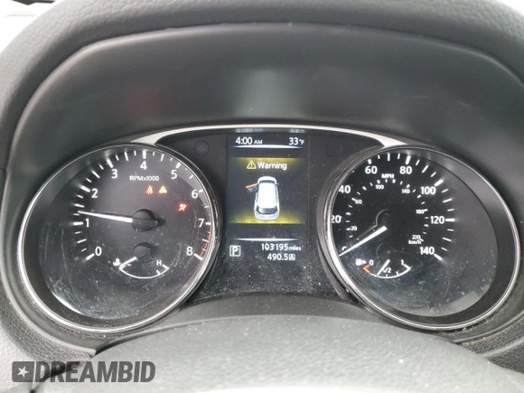 2016 Nissan Rogue S with VIN 5N1AT2MV0GC839888, listed as a Copart auction lot 43929485 with 103,195 mi miles and Salvage Title. Bid and sale history available at DreamBid. Image 9.