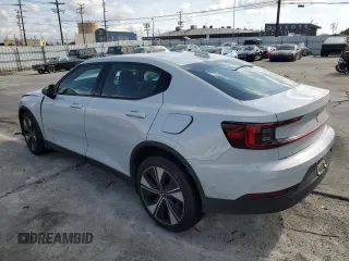 2024 Polestar 2 with VIN YSMFD3KA2RL238020, listed as a Copart auction lot 51341825 with 7,565 mi miles and Salvage Title. Bid and sale history available at carsss.com. Image 2.