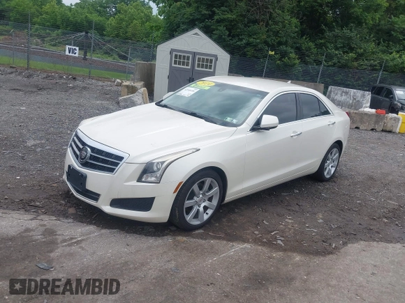 2014 Cadillac ATS Standard RWD with VIN 1G6AA5RA5E0173517, listed as a IAAI auction lot 42540181 with 73,732 mi miles and . Bid and sale history available at DreamBid. Image 2.