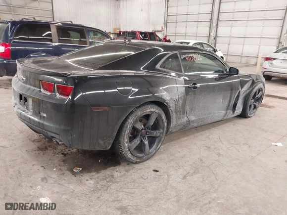 2013 Chevrolet Camaro LT with VIN 2G1FC1E35D9165315, listed as a IAAI auction lot 41158126 with 107835 miles. Bid and sale history available at carsss.com. Image 4.