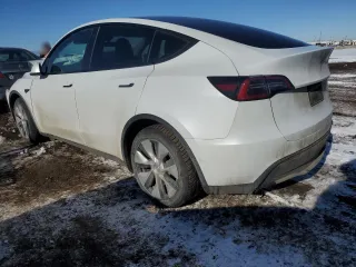 2022 Tesla Model Y Long Range z VIN 7SAYGDEE1NA009664, wystawiony jako Copart lot #41533925 z przebiegiem 36 126 mil mil oraz Szkody całkowita. Historia ofert i sprzedaży dostępna na DreamBid. Obrazek 2.