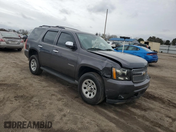 2011 Chevrolet Tahoe LS with VIN 1GNSCAE05BR104441, listed as a Copart auction lot 45358285 with 166,837 mi miles and Salvage title. Bid and sale history available at DreamBid. Image 4.