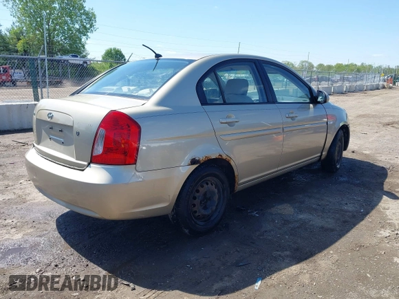 2007 Hyundai Accent GLS with VIN KMHCN46C47U101984, listed as a IAAI auction lot 42234484 with 185,048 mi miles and . Bid and sale history available at DreamBid. Image 4.