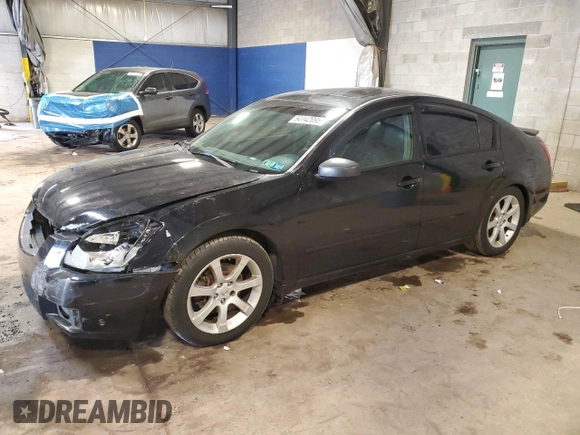 2007 Nissan Maxima 3.5 SL with VIN 1N4BA41E47C843494, listed as a Copart auction lot 54142095 with 223,980 mi miles and Salvage Title. Bid and sale history available at carsss.com. Image 1.