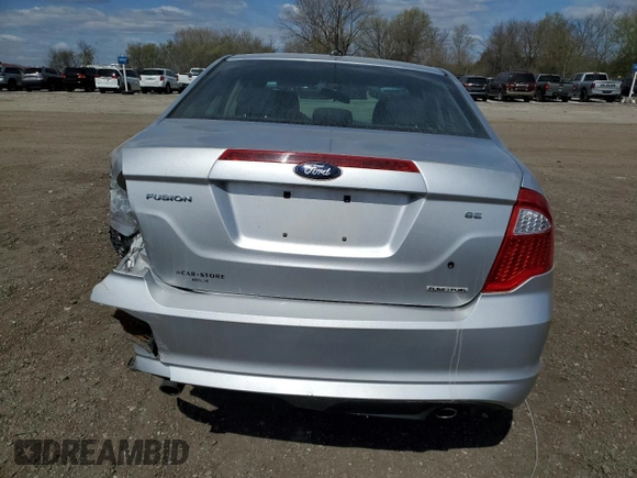 2012 Ford Fusion SE with VIN 3FAHP0HG1CR340168, listed as a Copart auction lot 52154405 with 167,850 mi miles and Salvage Title. Bid and sale history available at DreamBid. Image 6.