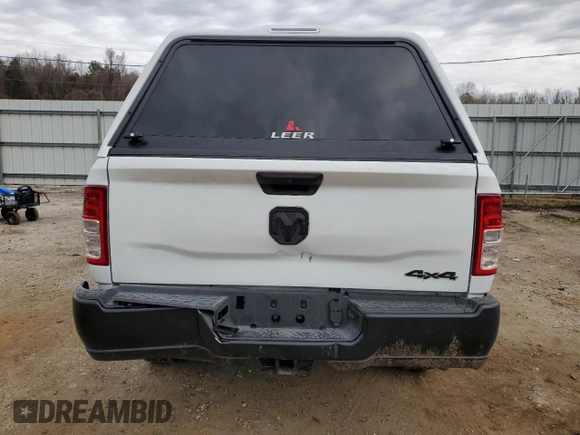 2024 Ram 2500 Tradesman with VIN 3C6UR5CL2RG368092, listed as a Copart auction lot 47011285 with 7,102 mi miles and Salvage title. Bid and sale history available at DreamBid. Image 6.