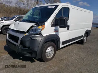 2021 Ram ProMaster Cargo with VIN 3C6LRVVG6ME554234, listed as a Copart auction lot 51424815 with 74,691 mi miles and Salvage Title. Bid and sale history available at carsss.com. Image 1.