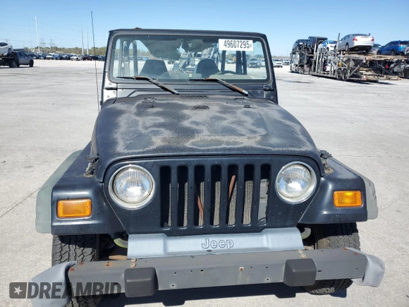 2000 Jeep Wrangler SE with VIN 1J4FA29P3YP761511, listed as a Copart auction lot 49607295 with 90,024 mi miles and Clean Title. Bid and sale history available at carsss.com. Image 5.