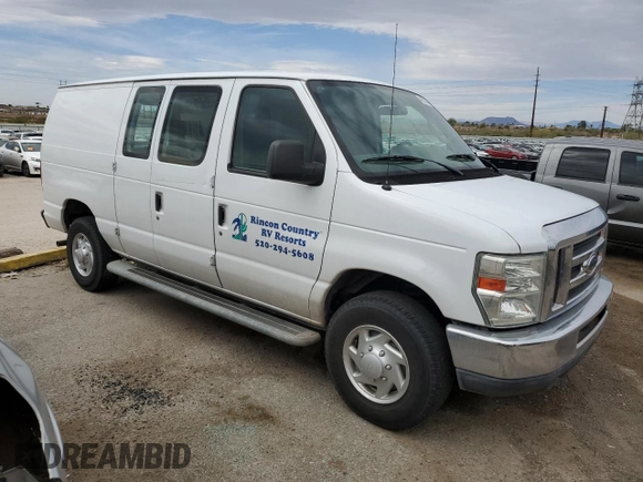 2014 Ford Econoline Cargo Commercial with VIN 1FTNE2EW3EDA13891, listed as a Copart auction lot 49907345 with 68,403 mi miles and Salvage title. Bid and sale history available at DreamBid. Image 4.