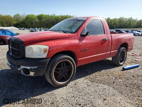 2008 Dodge 1500 ST with VIN 1D7HA16K48J207727, listed as a Copart auction lot 52341615 with 251,256 mi miles and Clean Title. Bid and sale history available at DreamBid. Image 1.