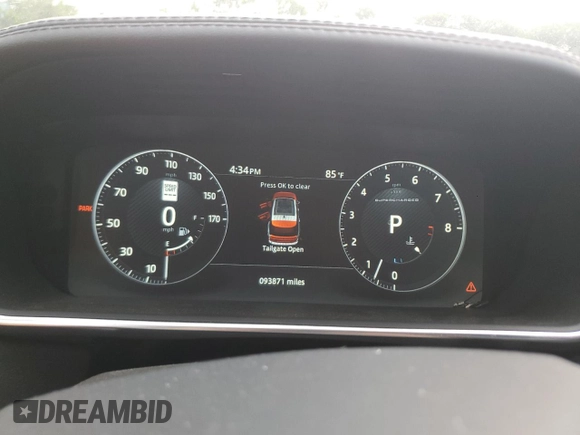 2017 Land Rover Range Rover с VIN SALGS2FE4HA361012, выставлен на аукционе Copart как лот 59709645 с пробегом 93 871 миль миль и Списание • Salvage title. История ставок и продаж доступна на DreamBid. Изображение 9.