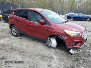 2017 Ford Escape SE with VIN 1FMCU0GD4HUA10282, listed as a Copart auction lot 53872825 with 102,832 mi miles and Salvage Title. Bid and sale history available at DreamBid. Image 4.