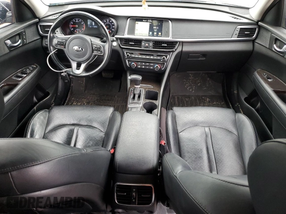 2017 Kia Optima EX with VIN 5XXGU4L35HG142838, listed as a Copart auction lot 57722595 with 132,729 mi miles and Salvage title. Bid and sale history available at DreamBid. Image 8.