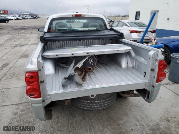 2006 Dodge Dakota Laramie with VIN 1D7HW58N26S644035, listed as a Copart auction lot 86539974 with 161,577 mi miles and Salvage Title. Bid and sale history available at carsss.com. Image 6.