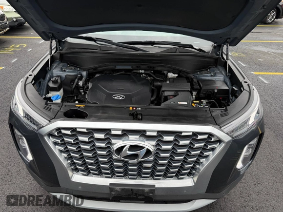 2020 Hyundai Palisade SEL z VIN KM8R4DHE6LU061204, wystawiony jako Copart lot #57970425 z przebiegiem 152 321 mil mil oraz Czysty tytuł • Clean title. Historia ofert i sprzedaży dostępna na DreamBid. Obrazek 7.