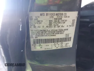 2012 Ford Escape XLT z VIN 1FMCU9DG4CKC69460, wystawiony jako Copart lot #59984225 z przebiegiem Nie podano mil oraz Szkoda całkowita • Salvage title. Historia ofert i sprzedaży dostępna na DreamBid. Obrazek 12.