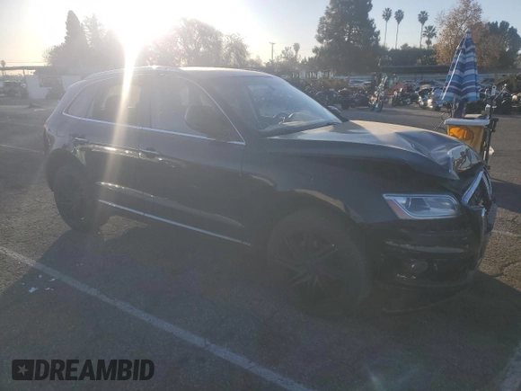 2017 Audi Q5 Premium with VIN WA1C2AFP5HA050958, listed as a Copart auction lot 88754155 with 105,703 mi miles and Salvage Title. Bid and sale history available at carsss.com. Image 4.