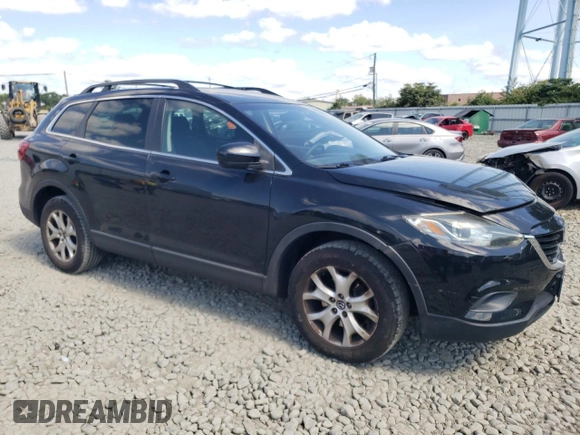2014 Mazda CX-9 Sport with VIN JM3TB3BV4E0441615, listed as a Copart auction lot 70126754 with 94,017 mi miles and Salvage Title. Bid and sale history available at carsss.com. Image 4.