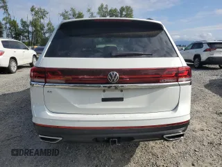 2025 Volkswagen Atlas SE with VIN 1V2WR2CA0SC505701, listed as a Copart auction lot 58421425 with 16,211 mi miles and Clean title. Bid and sale history available at DreamBid. Image 6.