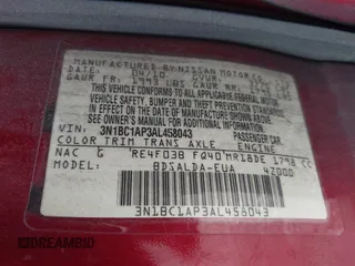 2010 Nissan Versa S с VIN 3N1BC1AP3AL458043, выставлен на аукционе IAAI как лот 42325382 с пробегом 224 639 миль миль и . История ставок и продаж доступна на DreamBid. Изображение 9.