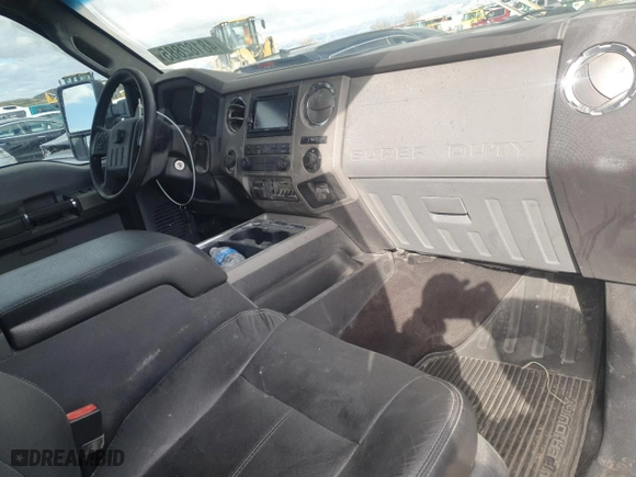 2015 Ford Super Duty F-250 SRW Lariat with VIN 1FT7W2BT8FEB04702, listed as a Copart auction lot 48182885 with 122,333 mi miles and Salvage Title. Bid and sale history available at carsss.com. Image 8.