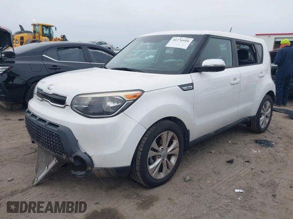 2014 Kia Soul + with VIN KNDJP3A55E7097836, listed as a IAAI auction lot 41276910 with 127,280 mi miles and . Bid and sale history available at DreamBid. Image 2.