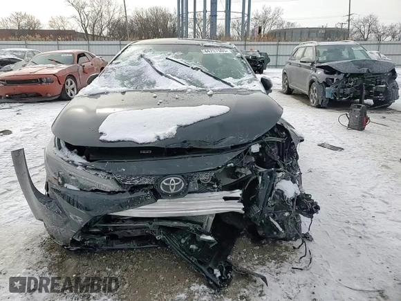 2021 Toyota Corolla LE with VIN 5YFEPMAE4MP259122, listed as a Copart auction lot 44757505 with 66,485 mi miles and Salvage Title. Bid and sale history available at carsss.com. Image 11.