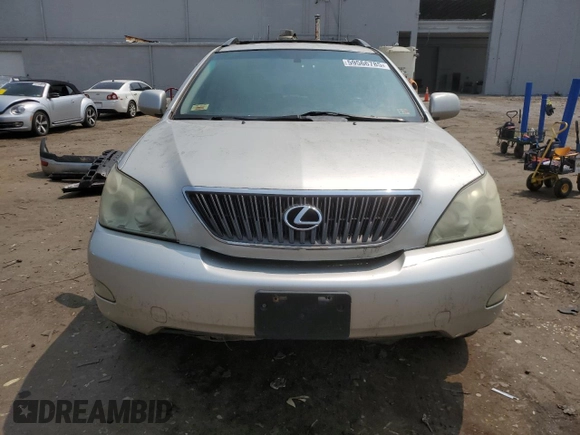 2005 Lexus RX 330 with VIN JTJGA31U450053495, listed as a Copart auction lot 59566785 with 137,799 mi miles and Salvage title. Bid and sale history available at DreamBid. Image 5.