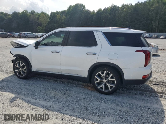 2022 Hyundai Palisade SEL with VIN KM8R4DHE1NU455583, listed as a Copart auction lot 57660355 with 43,705 mi miles and Salvage title. Bid and sale history available at DreamBid. Image 2.