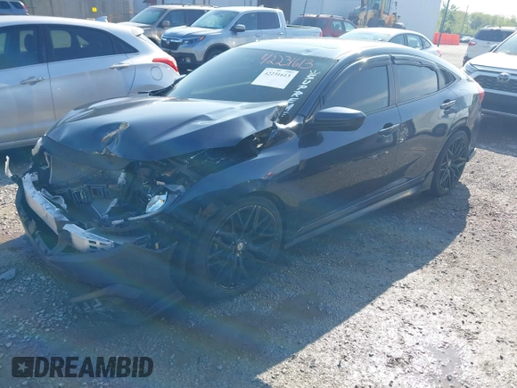 2017 Honda Civic EX-L z VIN 19XFC1F73HE012402, wystawiony jako IAAI lot #42231613 z przebiegiem 73 446 mil mil oraz . Historia ofert i sprzedaży dostępna na DreamBid. Obrazek 2.